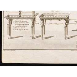 Gravure de 1844 - Table des pains - 4
