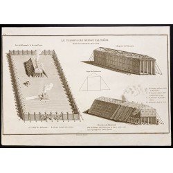 Gravure de 1844 - Tabernacle dressé par Moïse - 1