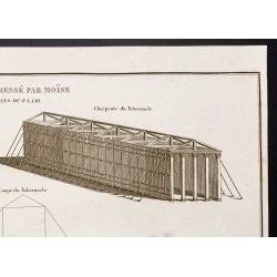 Gravure de 1844 - Tabernacle dressé par Moïse - 3