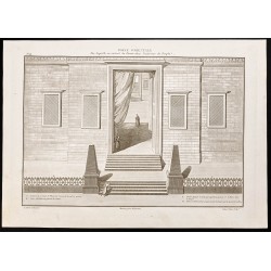 Gravure de 1844 - Porte orientale du Temple - 1