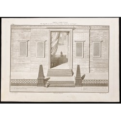 Gravure de 1844 - Porte orientale du Temple - 1