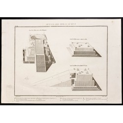 Gravure de 1844 - Autels des holocaustes - 1