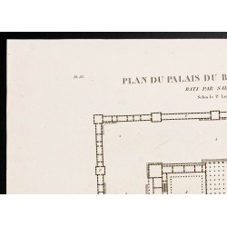 Gravure de 1844 - Palais du bois du Liban - 2