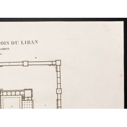 Gravure de 1844 - Palais du bois du Liban - 3