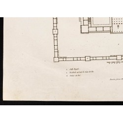 Gravure de 1844 - Palais du bois du Liban - 4