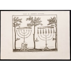 Gravure de 1844 - Vision du prophète Zacharie - 1