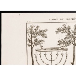 Gravure de 1844 - Vision du prophète Zacharie - 2
