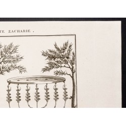 Gravure de 1844 - Vision du prophète Zacharie - 3