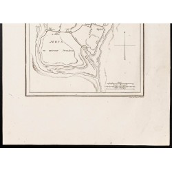 Gravure de 1844 - Plan de Jérusalem - 3