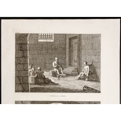 Gravure de 1844 - Supplices anciens - 2