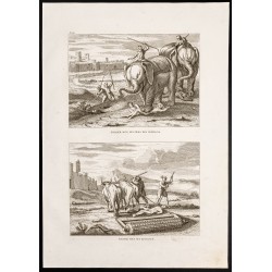 Gravure de 1844 - Supplices anciens - 1