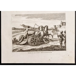 Gravure de 1844 - Supplices des Traîneaux et chariots - 3