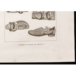 Gravure de 1844 - Coiffures des orientaux - 5