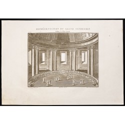 Gravure de 1844 - Le Grand Sanhédrin - 1