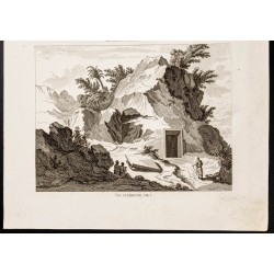 Gravure de 1844 - Tombeaux des hébreux - 3