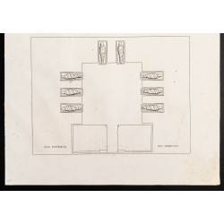 Gravure de 1844 - Tombeaux des hébreux - 3