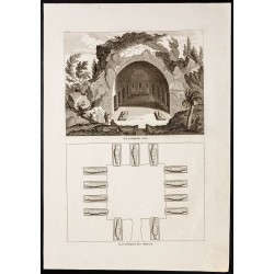 Gravure de 1844 - Tombeaux des hébreux - 1