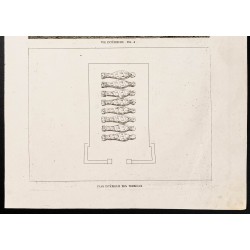 Gravure de 1844 - Tombeaux des hébreux - 3