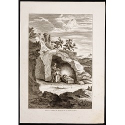 Gravure de 1844 - Caverne de Bethléem - 1