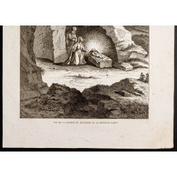 Gravure de 1844 - Caverne de Bethléem - 3