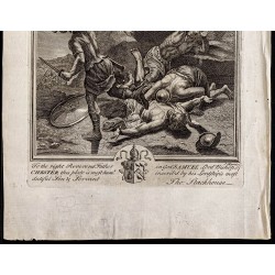 Gravure de 1733 - La résurrection de Jésus - 3