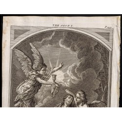 Gravure de 1733 - Agonie de Jésus-Christ - 2