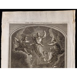 Gravure de 1733 - La Transfiguration de Jésus - 2