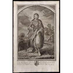 Gravure de 1733 - Saint Jean le Baptiste - 1