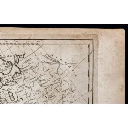 Gravure de 1800 - Carte du nord de l'Europe - 3