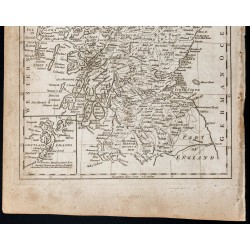 Gravure de 1800 - Carte de l'Écosse - 3