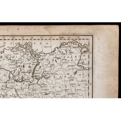 Gravure de 1800 - Carte de l'Allemagne - 3