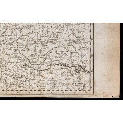 Gravure de 1800 - Carte de l'Allemagne - 5