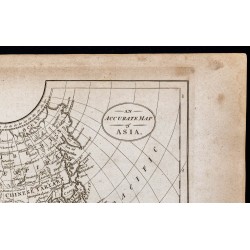 Gravure de 1800 - Carte de l'Asie - 3