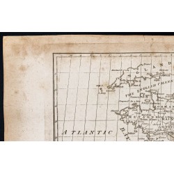 Gravure de 1800 - Carte de la France - 2