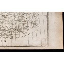 Gravure de 1800 - Carte de la France - 5