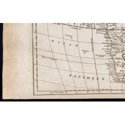 Gravure de 1800 - Carte de l'Afrique - 4