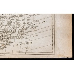 Gravure de 1800 - Carte de l'Afrique - 5