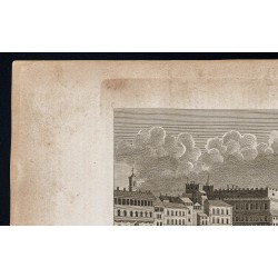 Gravure de 1800 - Vue de la ville de Florence - 2