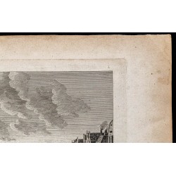Gravure de 1800 - Vue de Amsterdam - 3