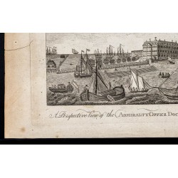 Gravure de 1800 - Vue de Amsterdam - 4