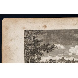 Gravure de 1800 - Vue de la ville de Londres - 2