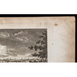 Gravure de 1800 - Vue de la ville de Londres - 3