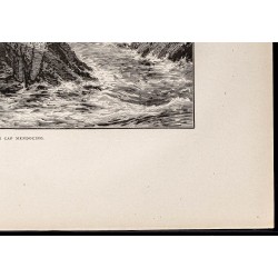 Gravure de 1880 - Cap Mendocino - 5