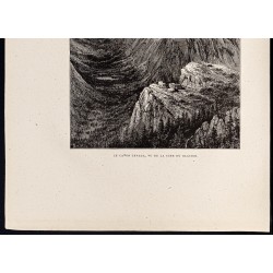 Gravure de 1880 - Le canyon Tenaya - 3