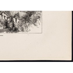 Gravure de 1880 - La ville de Milwaukee - 5