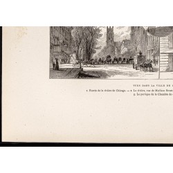 Gravure de 1880 - Ville de Chicago - 4