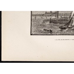 Gravure de 1880 - Ville de Chicago - 4