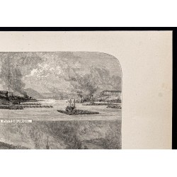 Gravure de 1880 - Pittsburgh et Allegheny - 3