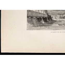 Gravure de 1880 - Pittsburgh et Allegheny - 4