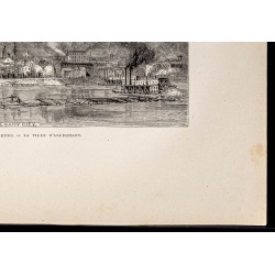 Gravure de 1880 - Pittsburgh et Allegheny - 5